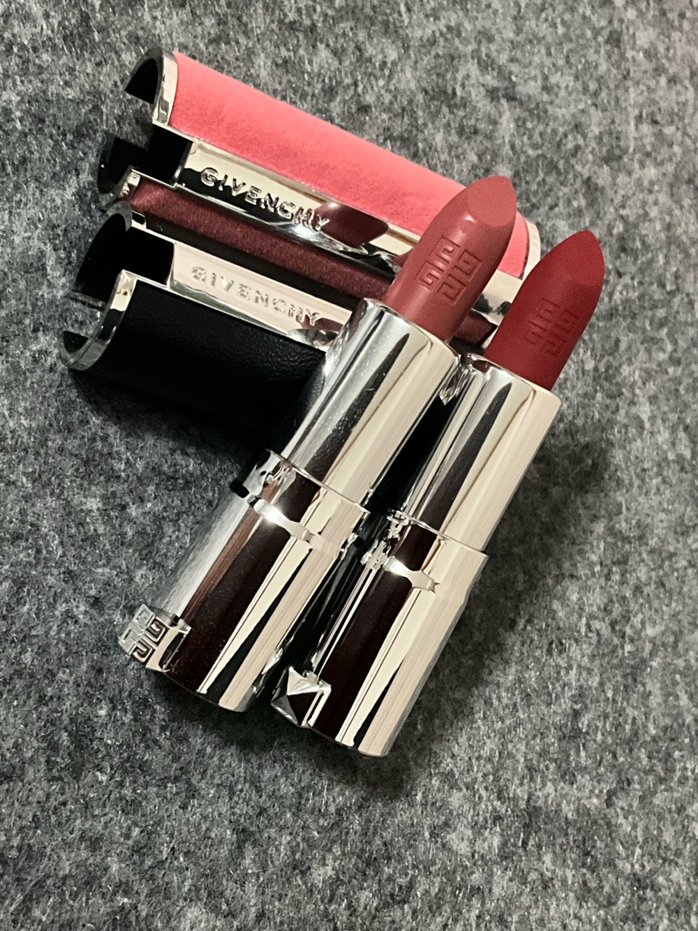 2 Givenchy Matte Lipstick Duo travel mini size